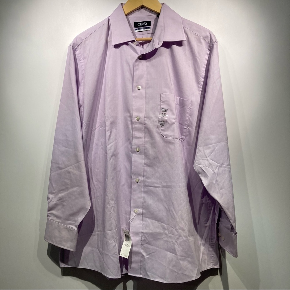 Chaps 16-16.5, 32/33 Regular Fit Dress Shirt NWT